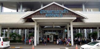 Arrivals and entry at Wattay International Airport