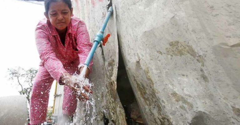 No clean water in Phnom Penh due to low Mekong River flows