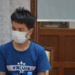 An employee of a foreign company was caught dumping waste.