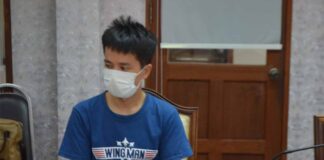 An employee of a foreign company was caught dumping waste.