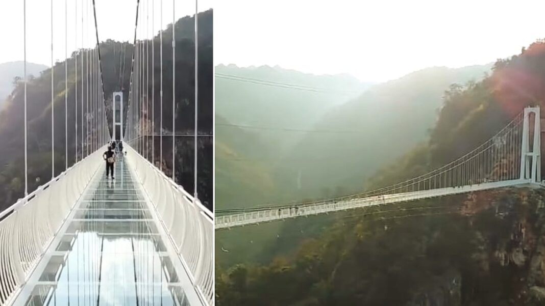 Bach Long Glass Bridge in Vietnam