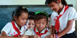 Face-to-face classes at preschools and primary schools have been reopened in Laos.