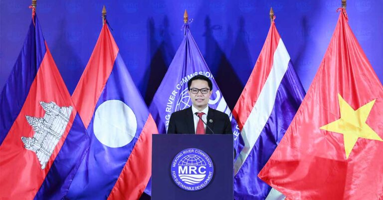 MRC Secretariat Chief calls for urgent action in first Mekong Day address.