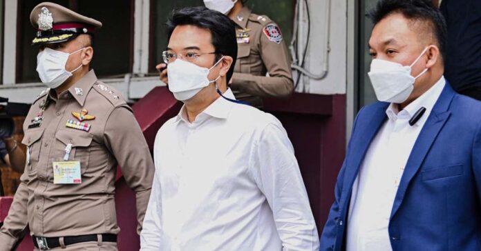 Prinn Panitchpakd leaves a police station in Bangkok (THAI NEWS PIX/Tananchai Kaewsowattana) Prinn Panitchpakd leaves a police station in Bangkok (THAI NEWS PIX/Tananchai Kaewsowattana)