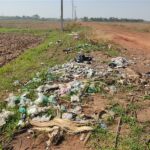 Roadside litter in Vientiane Capital (Photo: Asian Institute of Technology)