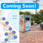 Loca Ev charging stations in Laos.
