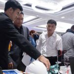 Exhibition booths from companies’ members of ECCIL EuroCham showcasing their businesses, services, and product.