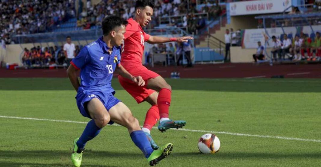 Laos draws 2-2 with Singapore at SEA Games in Hanoi