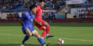 Laos draws 2-2 with Singapore at SEA Games in Hanoi