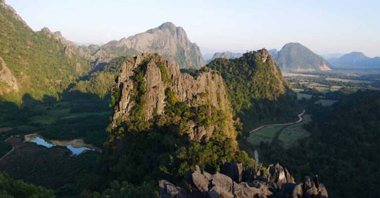 Mountain range in Laos where precious metals could be found