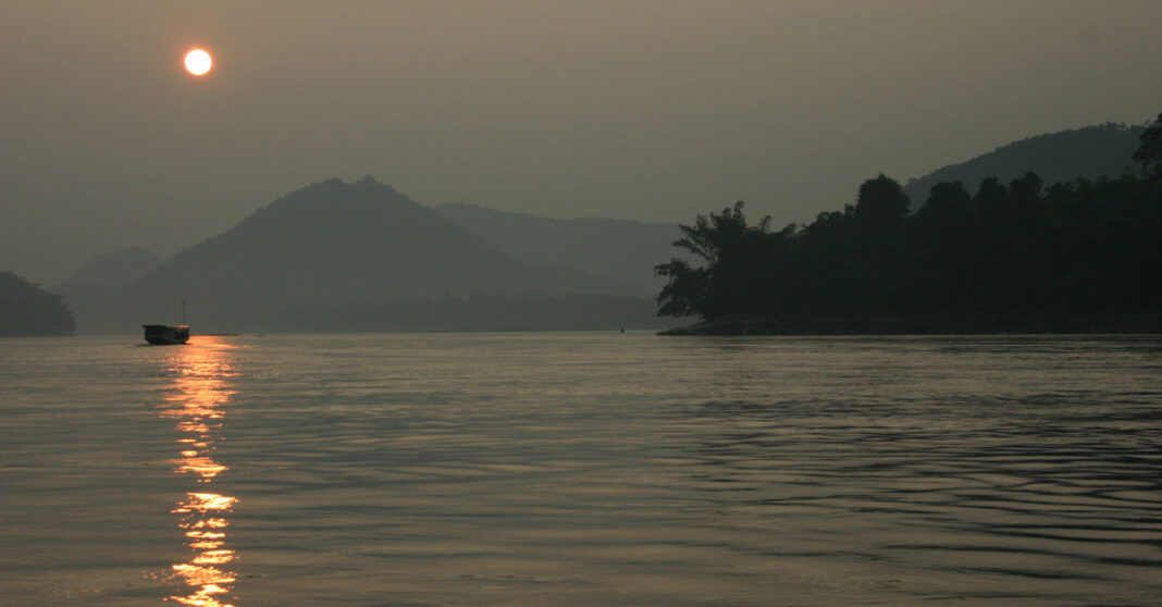 The mighty Mekong River.