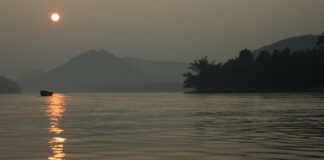 The mighty Mekong River.