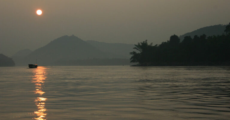 The mighty Mekong River.