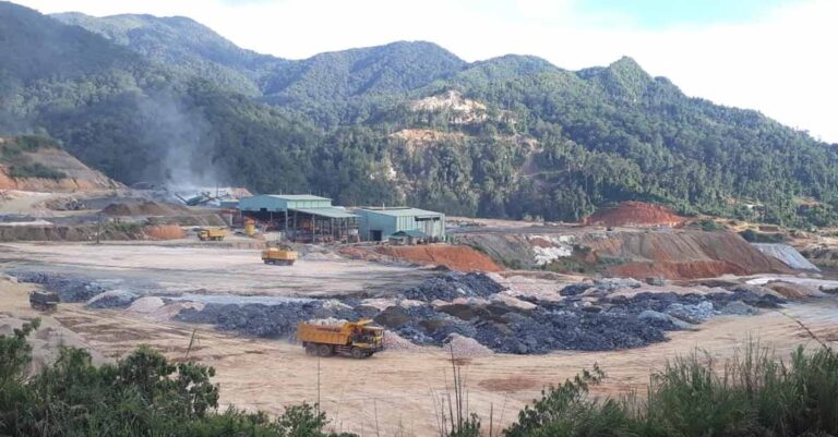 Vangtat Mining Company in Attapeu Province, Laos