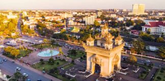 Vientiane, Laos - economic recovery