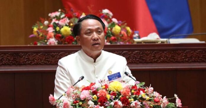 Minister of Finance Mr. Bounchom Oubonpaseuth assures National Assembly that public debt is manageable (Photo: KPL) Minister of Finance Mr. Bounchom Oubonpaseuth assures National Assembly that public debt is manageable (Photo: KPL)