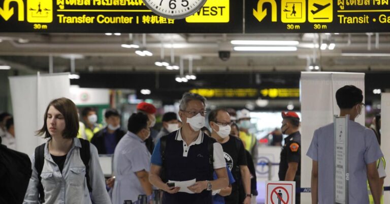 Thailand arrivals