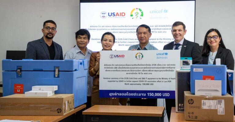 USAID Supports the Ministry of Health to Expand COVID-19 Vaccination in Laos