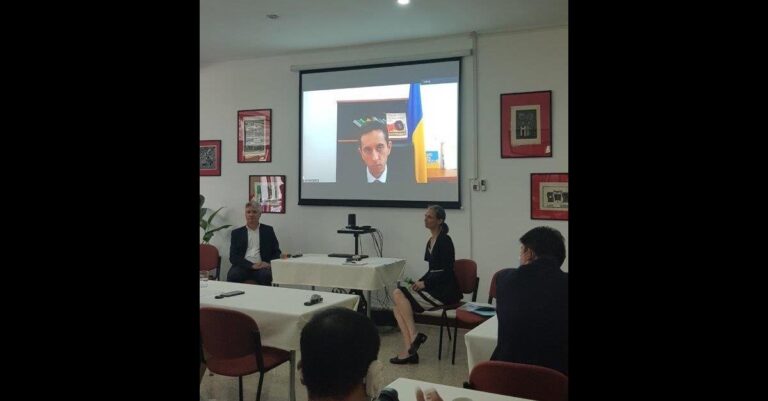 Ukraine Ambassador Briefs Media in Laos as Conflict Nears 100 Days