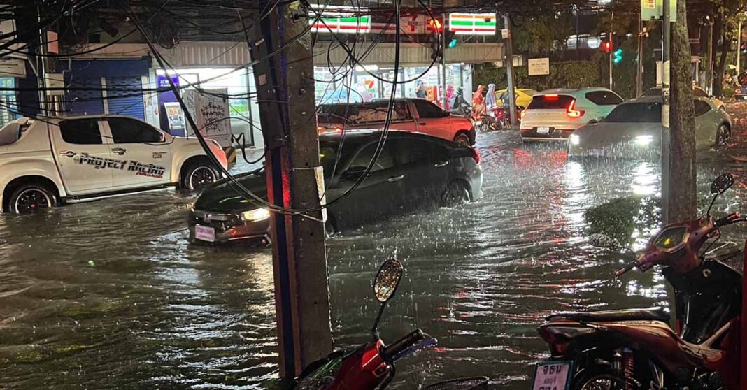 Bangkok hit by heavy rains and flooding.