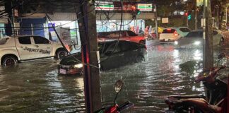 Bangkok hit by heavy rains and flooding.
