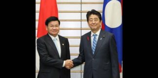 Laos Leaders Send Condolences Following Death of Japanese Former PM Shinzo Abe