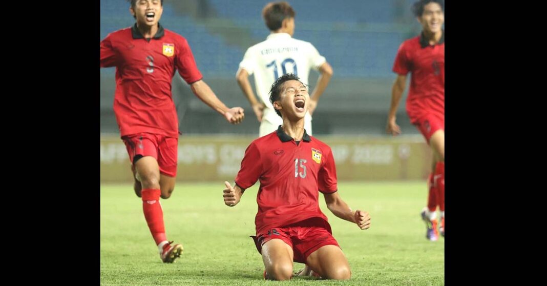 Laos defeats Thailand 2-0 at 2022 AFF U19 Championship