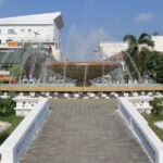 The Nam Phou Fountain plaza in 2010 prior to renovations.