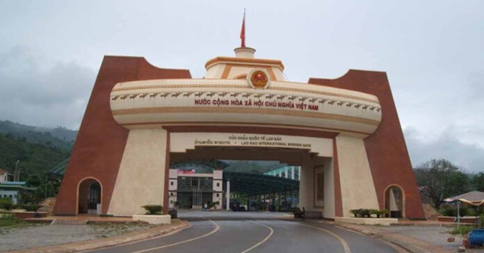 The Lao Bao International Border Gate in Vietnam's Quang Tri Province