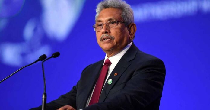 Former President of Sri Lanka Gotabaya Rajapaksa