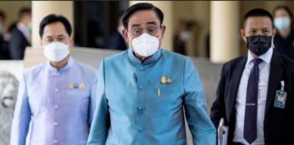 Thailand Prime Minister Prayut at Government House (Photo: AFP)