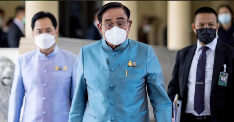 Thailand Prime Minister Prayut at Government House (Photo: AFP)