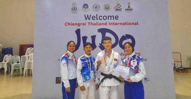 Laos Judo Athlete Wins Bronze in International Judo Championship