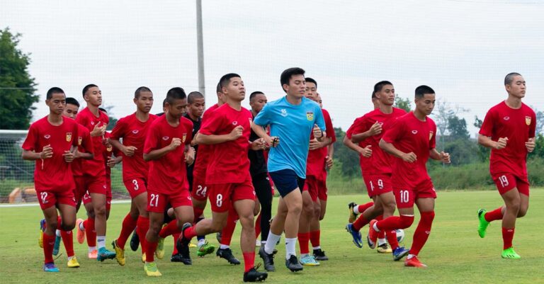 Laos u17 football team trains in Kyrgyzstan