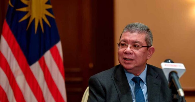 Malaysian Foreign Minister Datuk Seri Saifuddin Abdullah