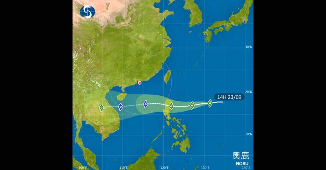 Tropical storm Noru