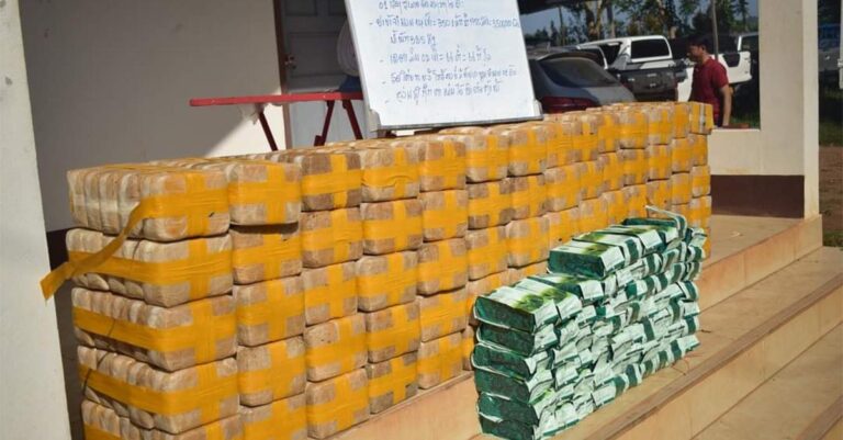 Police in Bokeo Seize 3 Million Amphetamine Pills from a Pick-up Truck