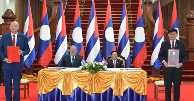 Laos and Cuba Sign MOUs to Increase Cooperation in Key Areas