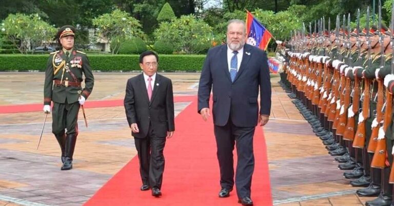 Cuban Prime Minister Manuel Marrero Visits Laos