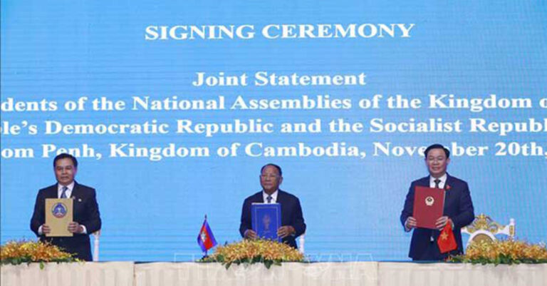 Cambodia, Laos, Vietnam Agree to Establish Parliamentary Summit