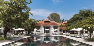 Amantaka Hotel in Luang Prabang, Laos.