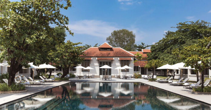 Amantaka Hotel in Luang Prabang, Laos.