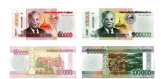 Bank of Laos (BOL) releases new banknotes.