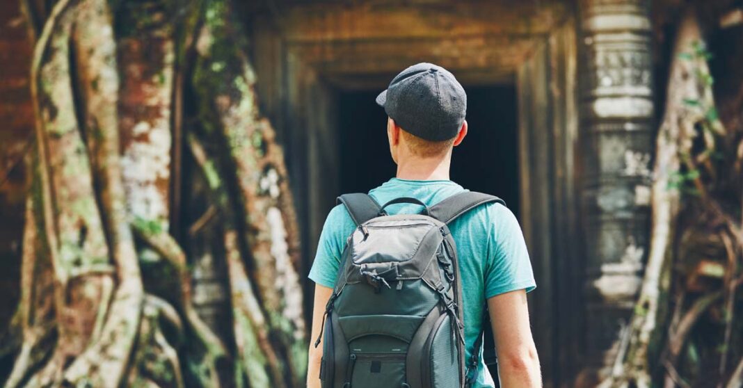 Tourist in Cambodia