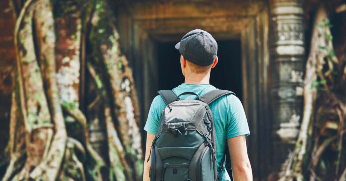 Tourist in Cambodia