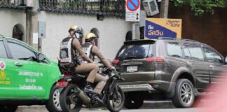 Thailand traffic police