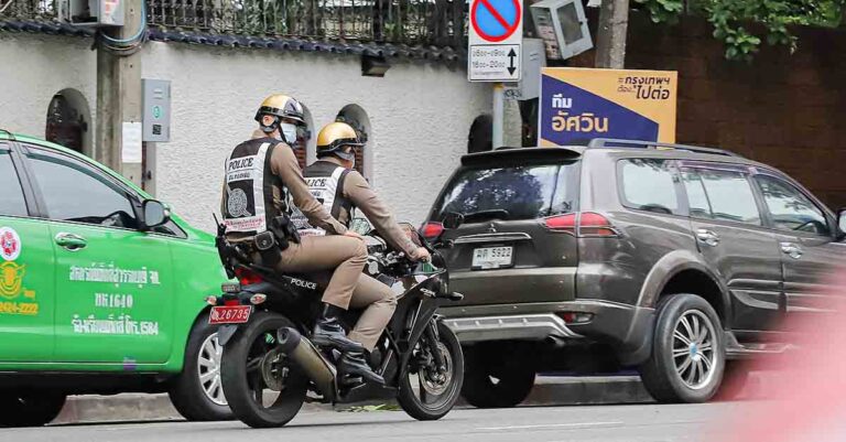Thailand traffic police