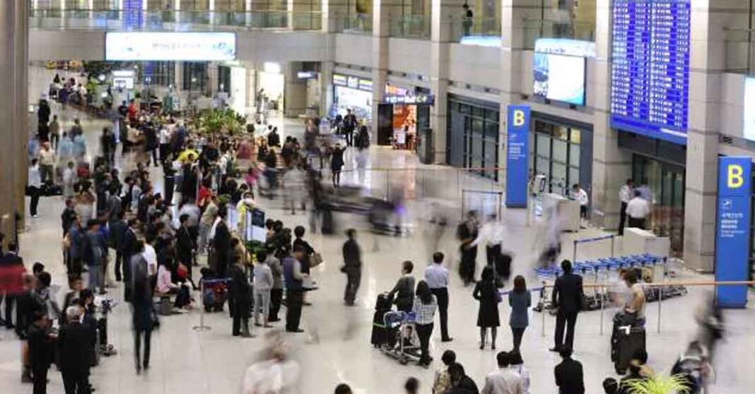 Incheon airport arrivals