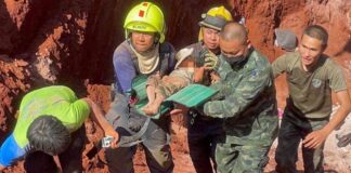 One Year Old Girl Rescued from 15 Meters Deep Well in Thailand