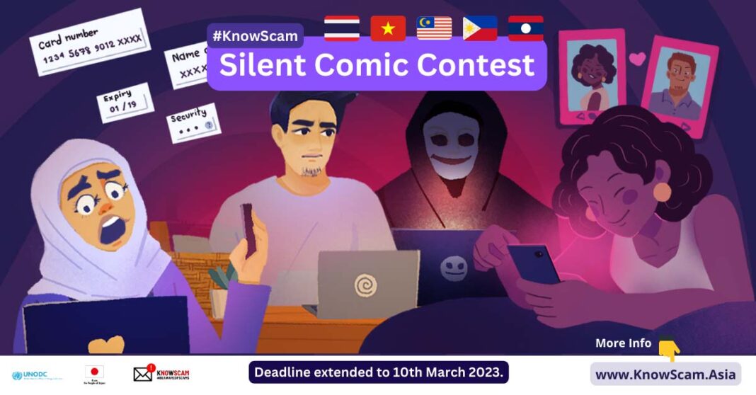 UNODC Launches #KnowScam Silent Comic Contest to Raise Awareness about Online Scams in South East Asia